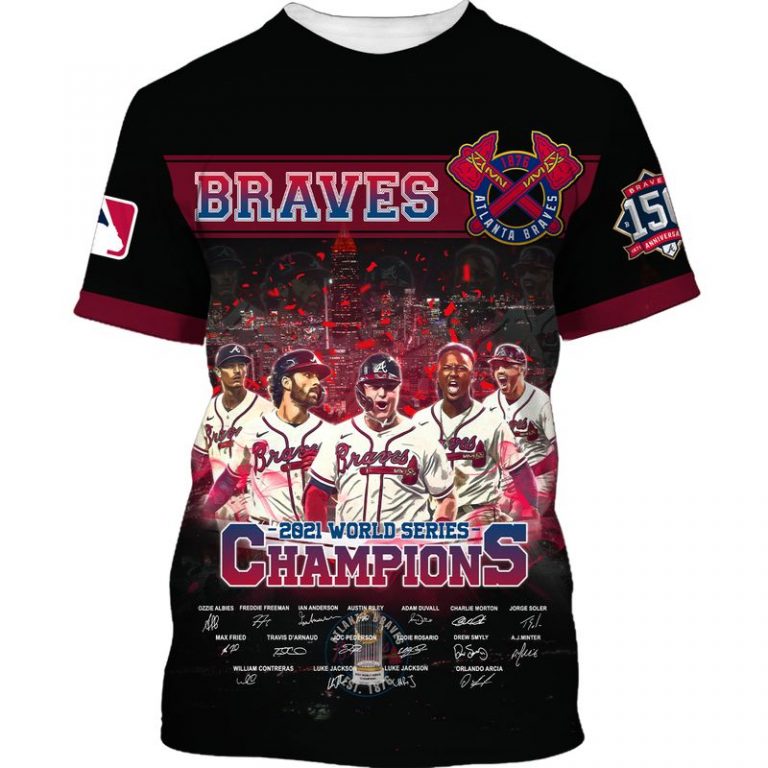 Atlanta Braves Champions 2021 3D Hoodie Shirt3