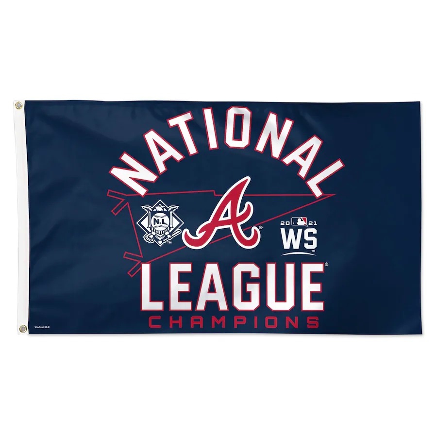 Atlanta Braves National League Champions Flag