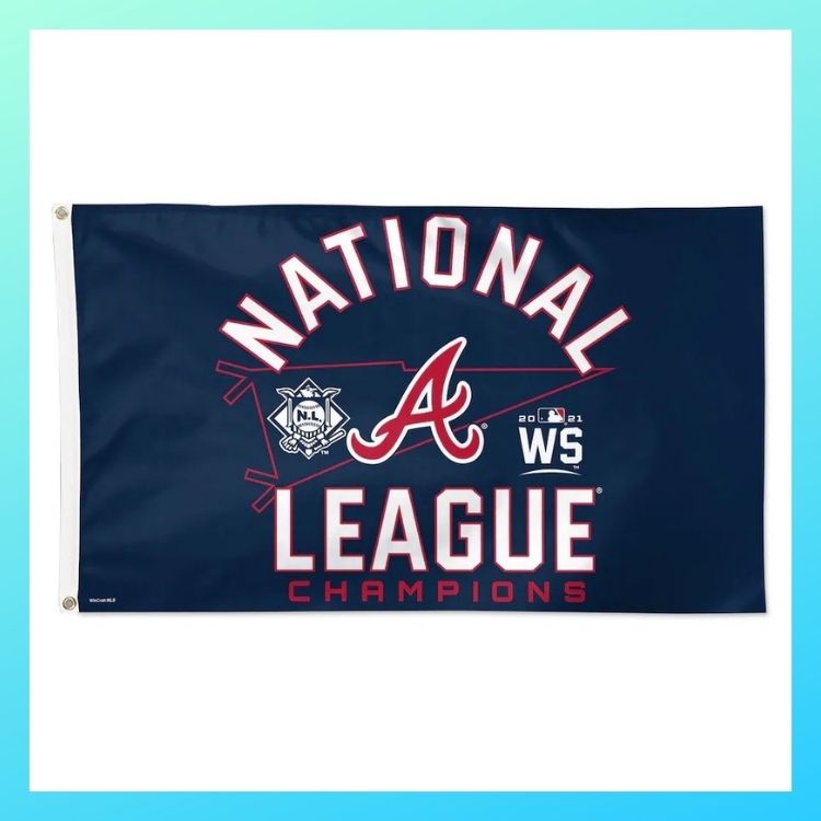 Atlanta Braves National League Champions Flag 3 Atlanta Braves National League Champions Flag2
