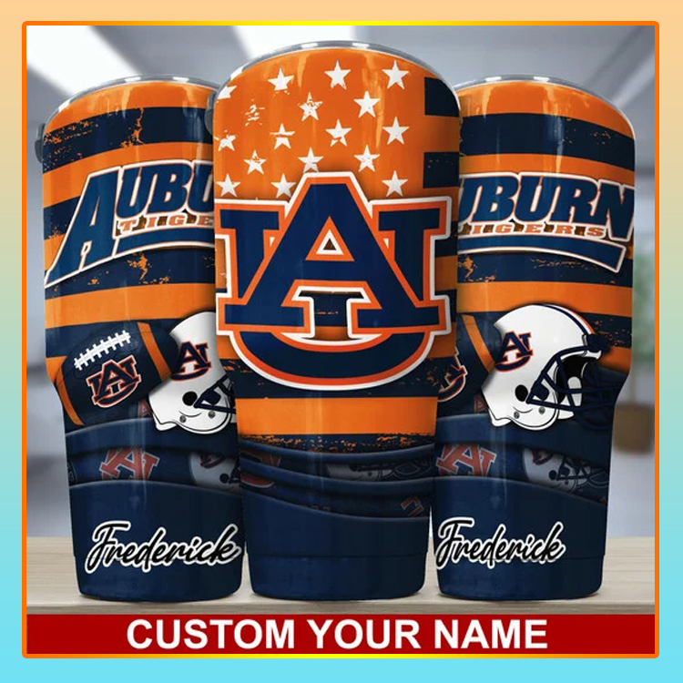 Auburn Tigers Custom Name Tumbler 4 Auburn Tigers Custom Name Tumbler1