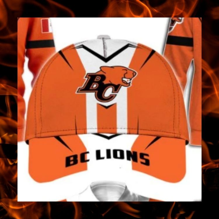 BC Lions CFL Football Club cap hat word3