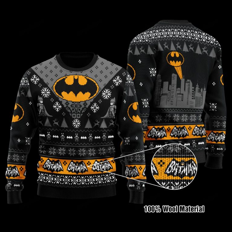 BEST Batman Christmas DC Comic sweater sweatshirt 1