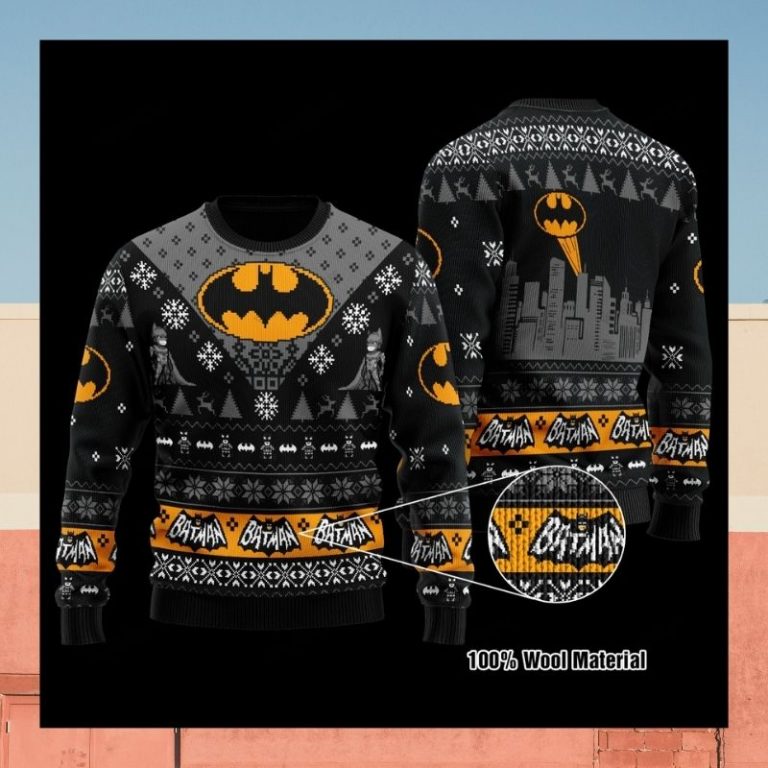 BEST Batman Christmas DC Comic sweater sweatshirt 2