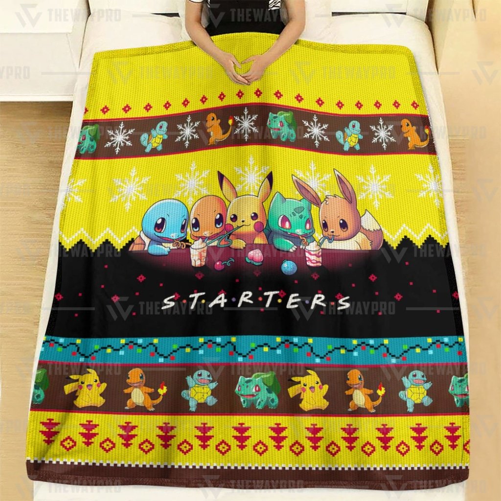 BEST Starters Pokemon blanket 3 BEST Starters Pokemon blanket 3