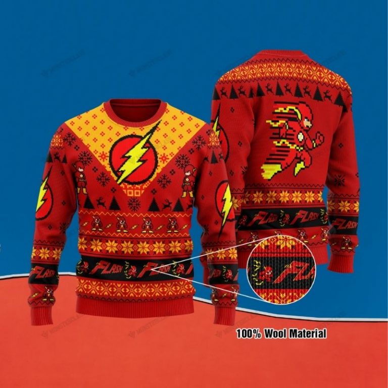 BEST The Flash Christmas DC Comic Sweater, Sweatshirt (2) BEST The Flash Christmas DC Comic sweater sweatshirt 2