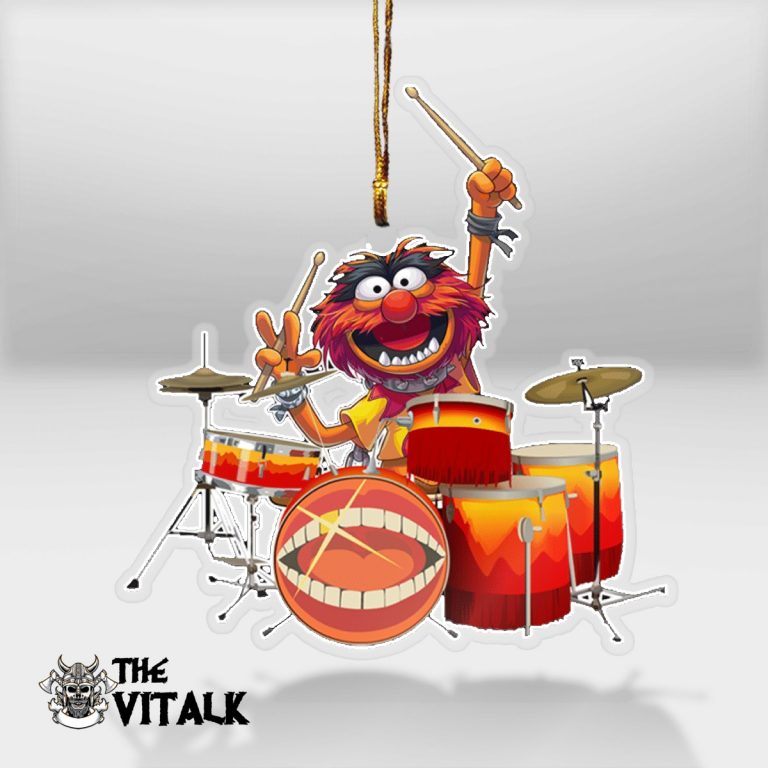 BEST Drums Animal The Muppet Ornament (1) BEST drums Animal the Muppet ornament 1