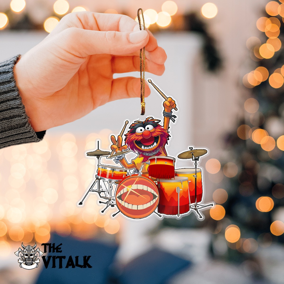 BEST drums Animal the Muppet ornament 2 BEST drums Animal the Muppet ornament 2