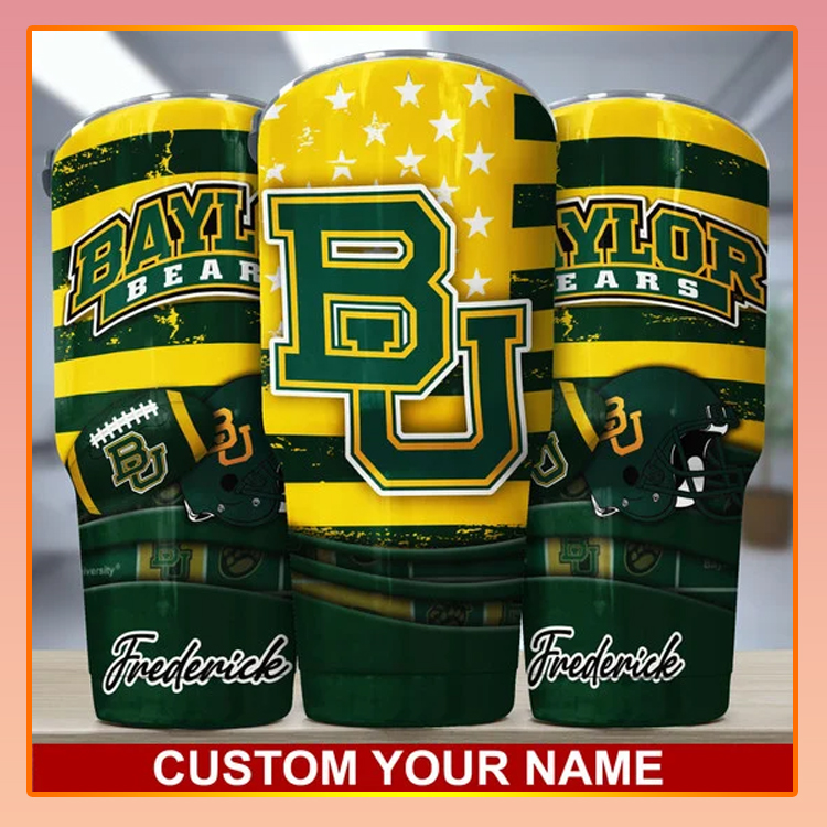 Baylor Bears Custom Name Tumbler 4 Baylor Bears Custom Name Tumbler2