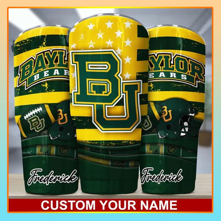Baylor Bears Custom Name Tumbler 3 Baylor Bears Custom Name Tumbler3