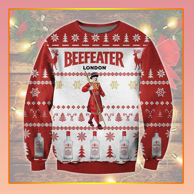 Beefeater London Beer Christmas Ugly Sweater 3 Beefeater London Beer Christmas Ugly Sweater word1