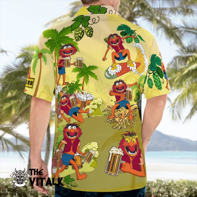 Beer Day Animal The Muppet Hawaiian Shirt, Shorts 4 Beer day Animal the Muppet hawaiian shirt shorts 4
