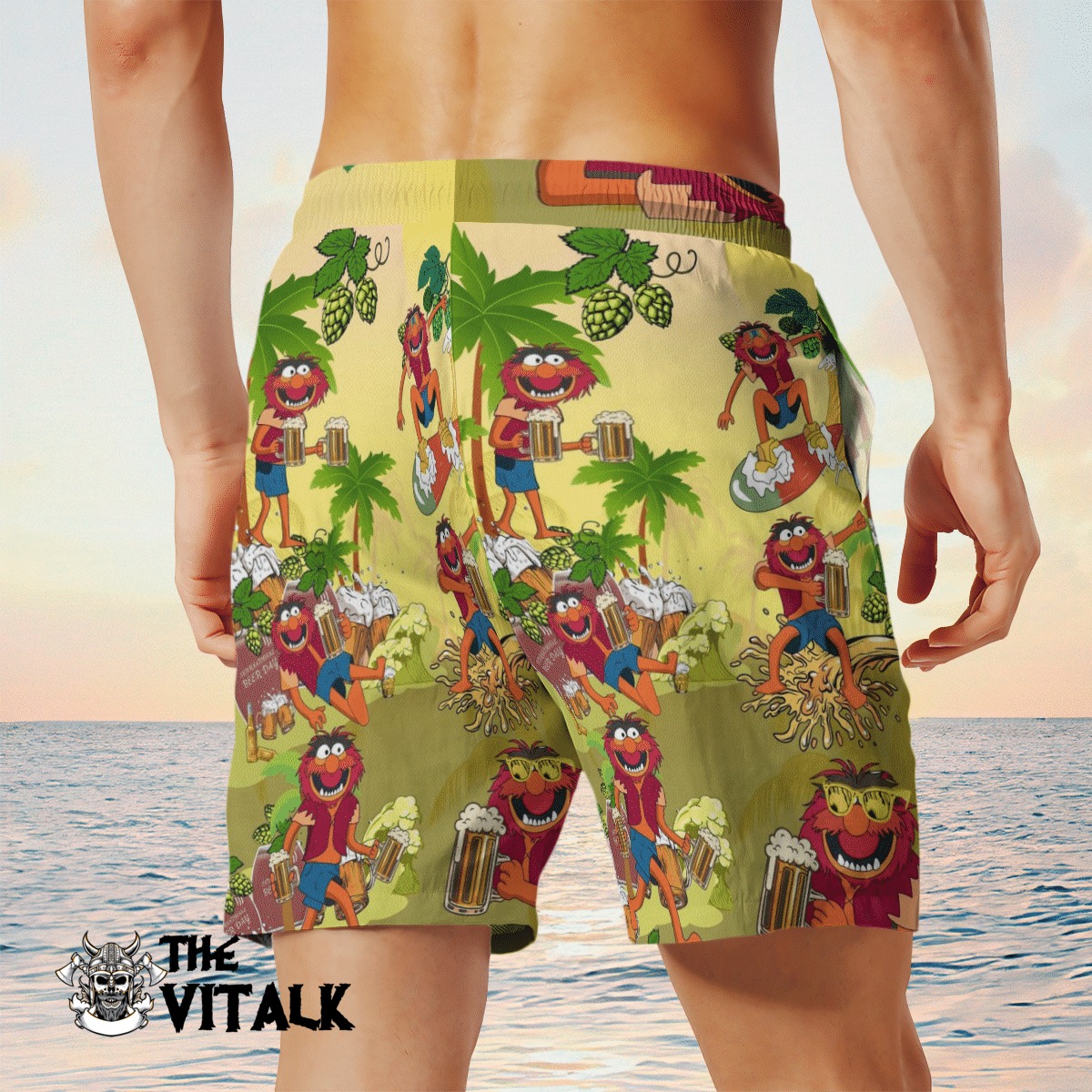 Beer day Animal the Muppet hawaiian shirt, shorts 2 Beer day Animal the Muppet hawaiian shirt shorts 8