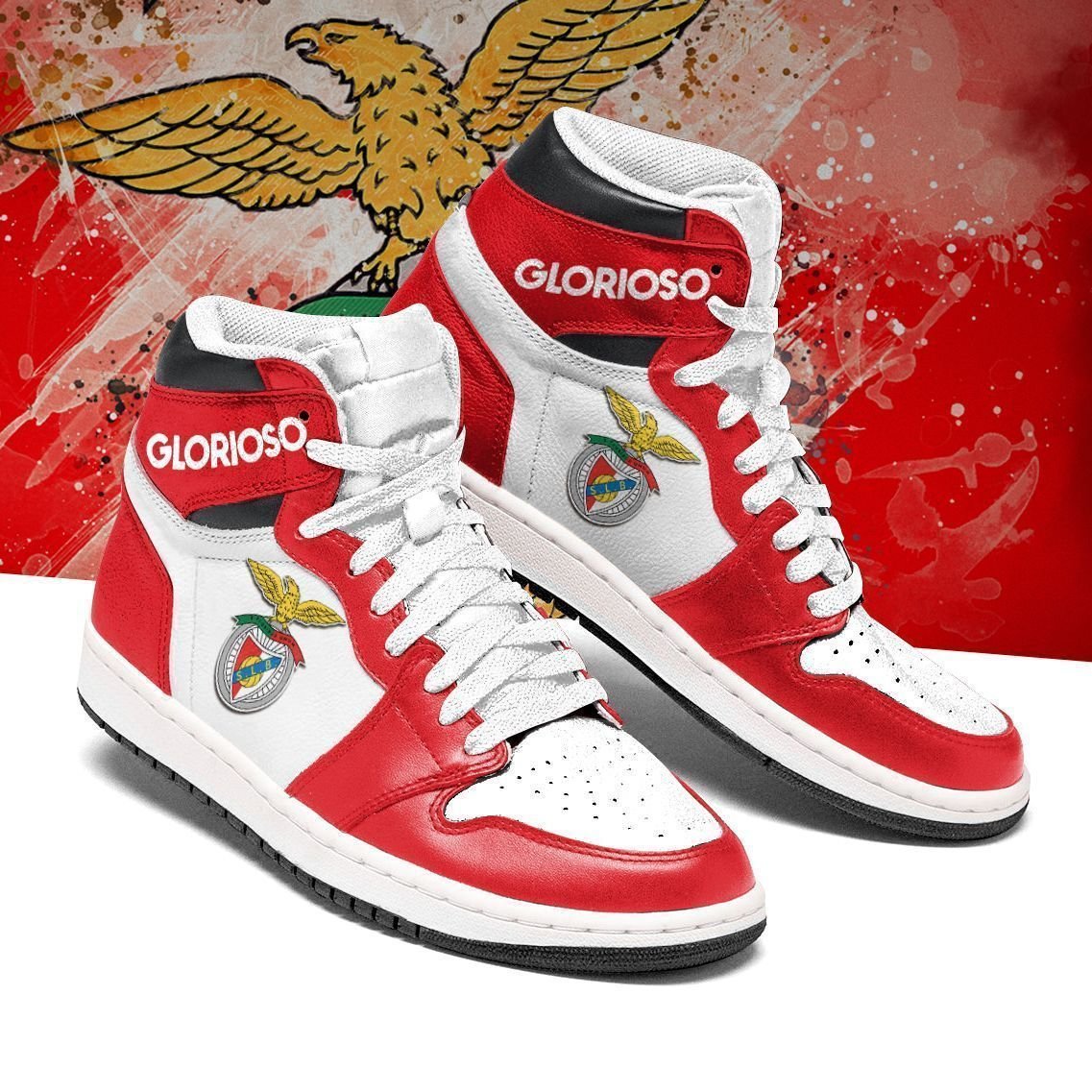 Benfica Glorioso Air Jordan high top shoes 2