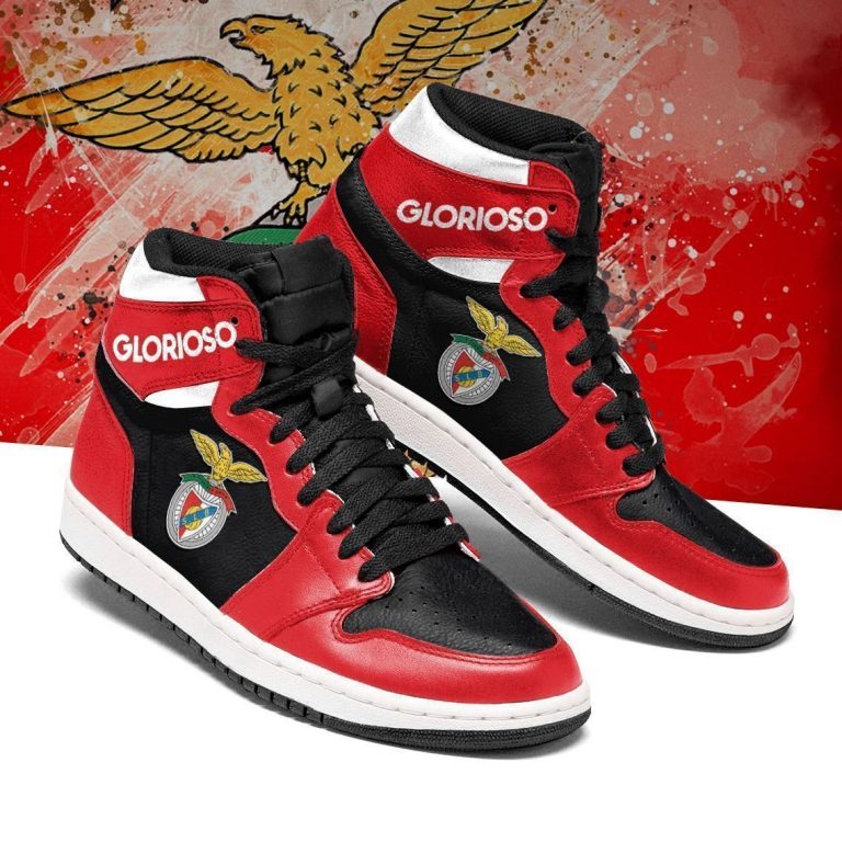 Benfica Glorioso Red Black Air Jordan high top sneaker 1