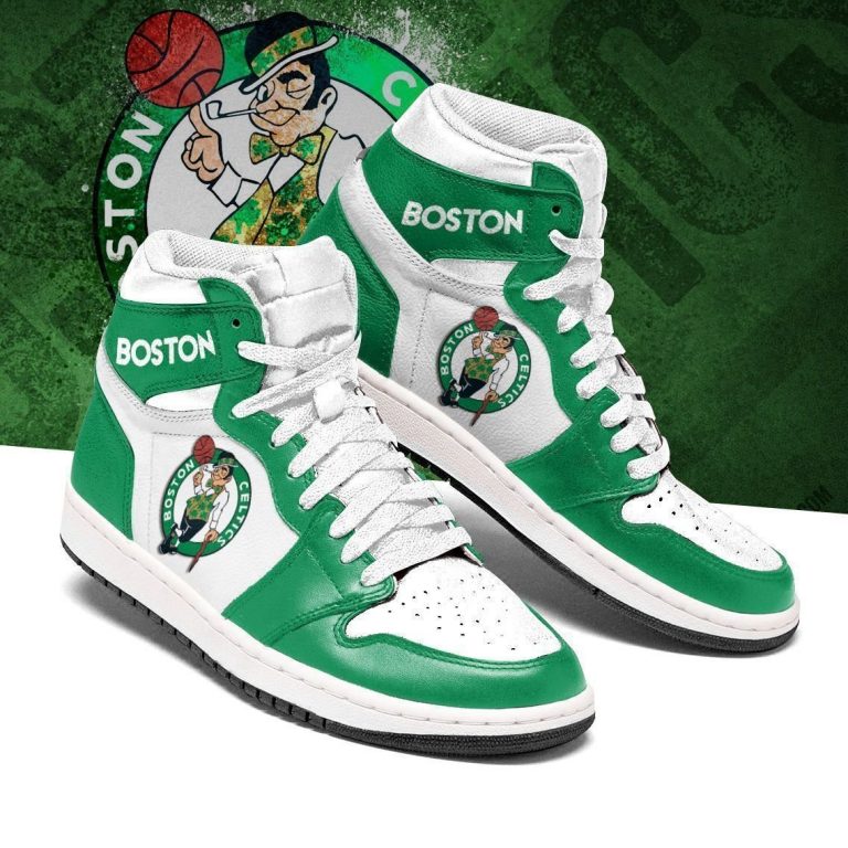 Boston Celtics Air Jordan high top shoes 2