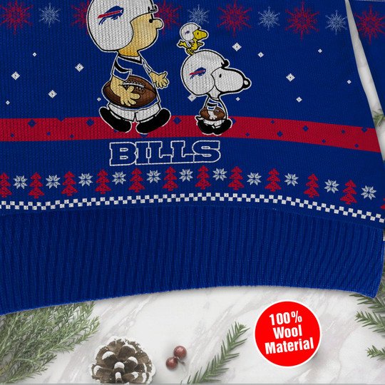 Buffalo Bills Peanuts Snoopy Charlie Brown Ugly Sweater 4 Buffalo Bills Peanuts Snoopy Charlie Brown Ugly Sweater3