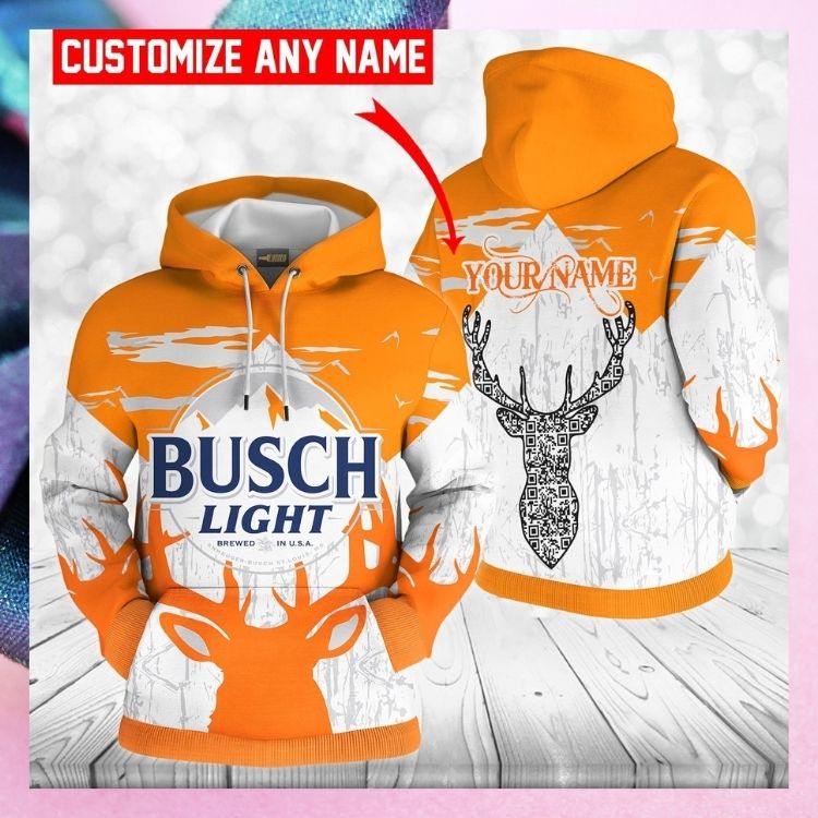 Busch Light Brewed In USA Personalized Custom 3D Hoodie1