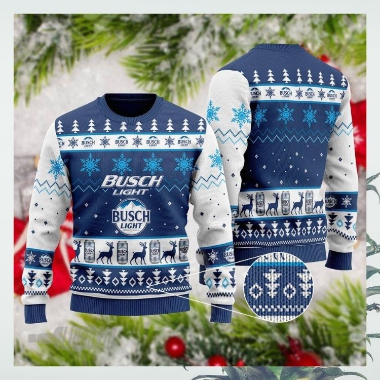 Busch Light Deer Christmas Sweater2