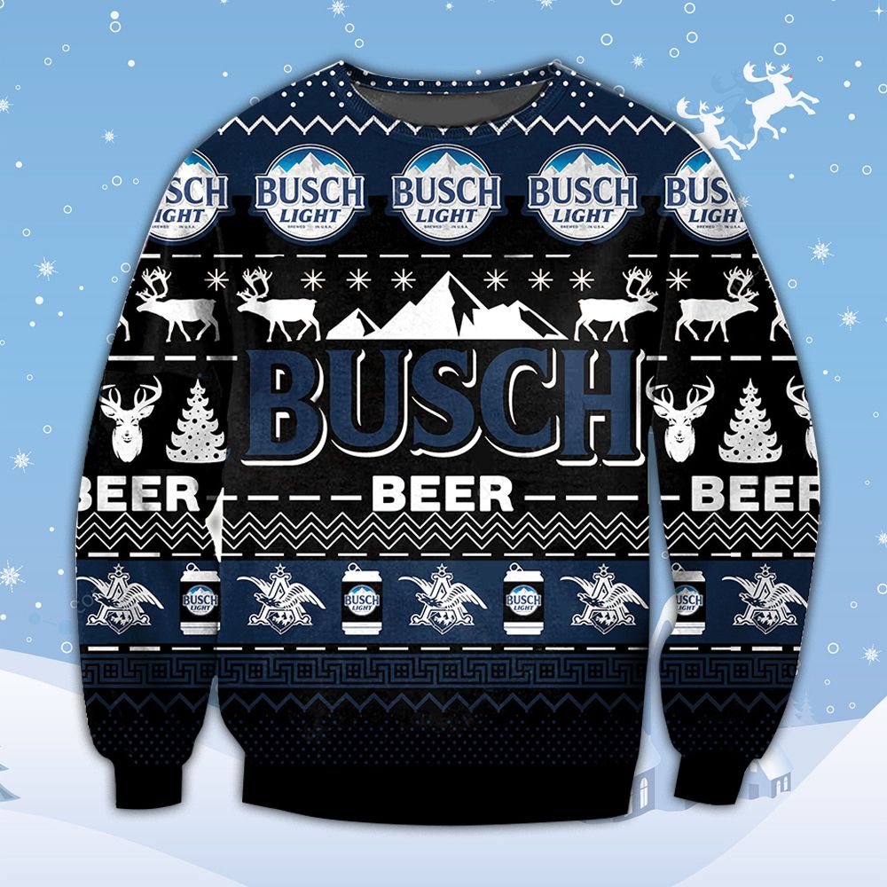 HOT Busch beer Busch Light can sweatshirt sweater 1