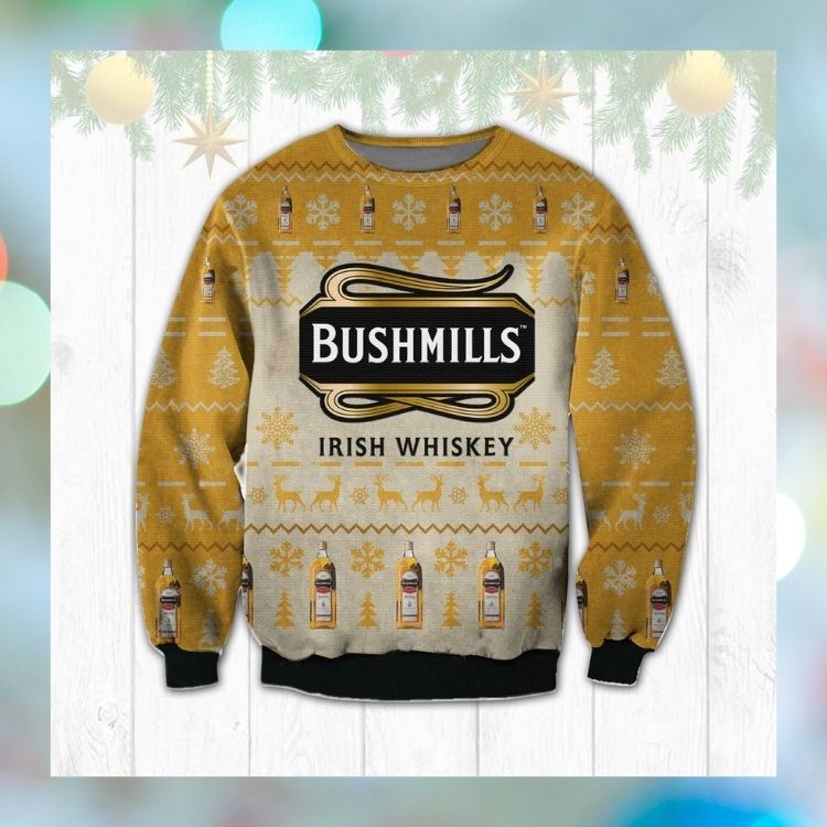 Bushmills Irish Whiskey Ugly Christmas Sweater 20 Bushmills Irish Whiskey Ugly Christmas Sweater word2