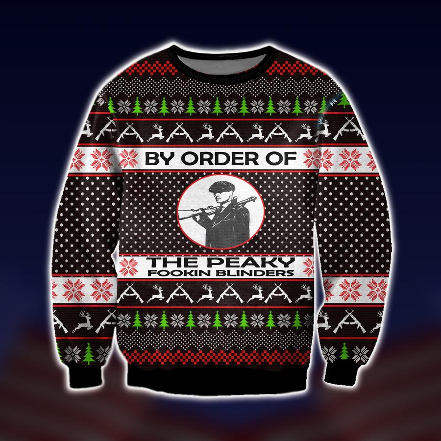 By Order Of The Peaky Blinders Knitting Pattern Christmas Sweater
