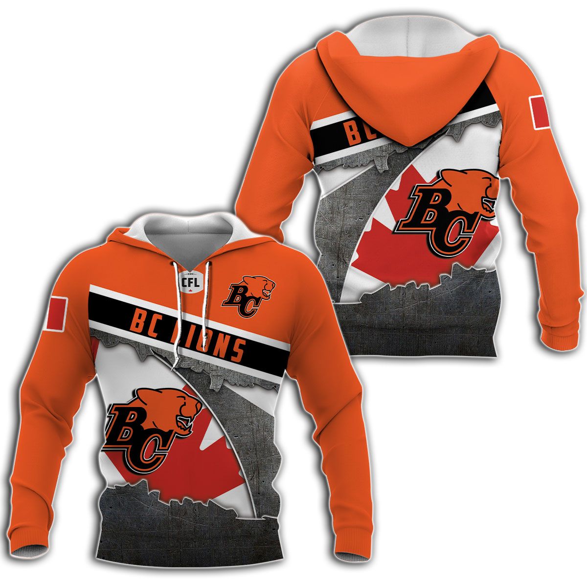 CFL BC Lions Football Club 3d shirt, hoodie 7 CFL BC Lions Football Club 3d shirt, hoodie word3