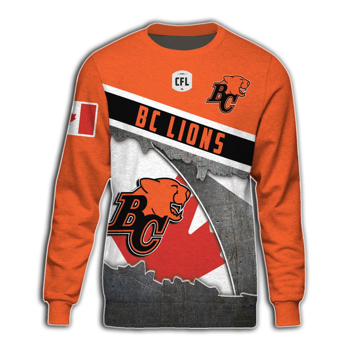 CFL BC Lions Football Club 3d shirt, hoodie 3 CFL BC Lions Football Club 3d shirt, hoodie word2