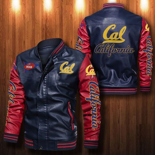 California Golden Bears Leather bomber Jacket 1