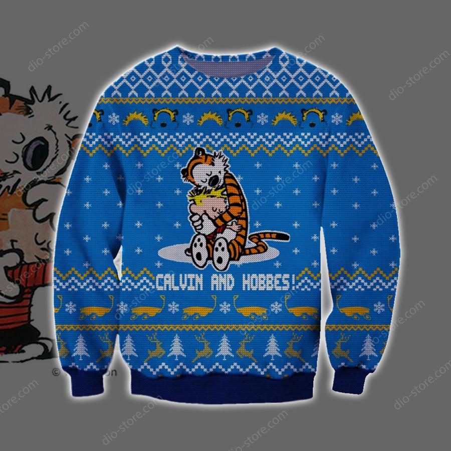 Calvin And Hobbes Knitting Pattern Christmas Sweater