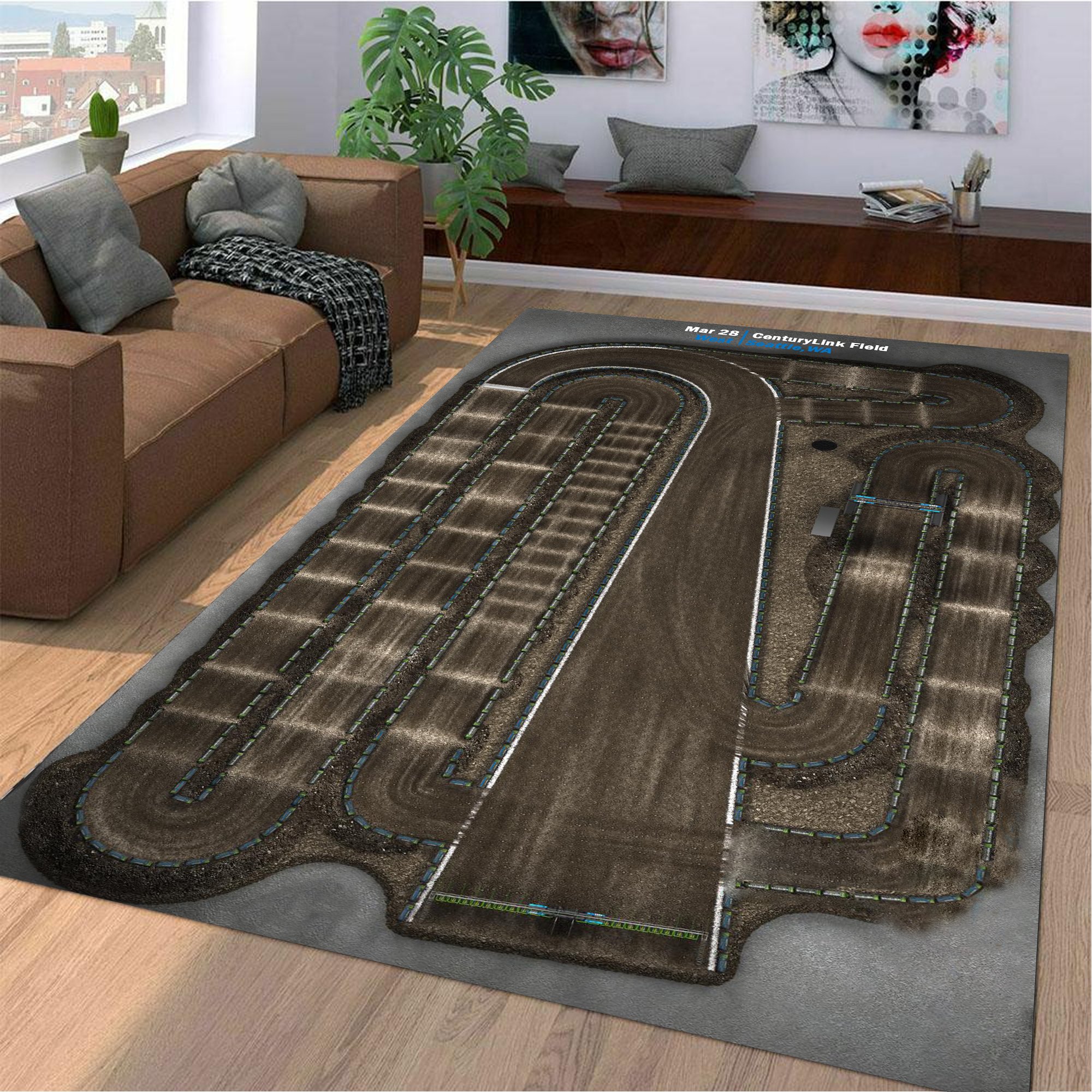 Centurylink field Stadium rug