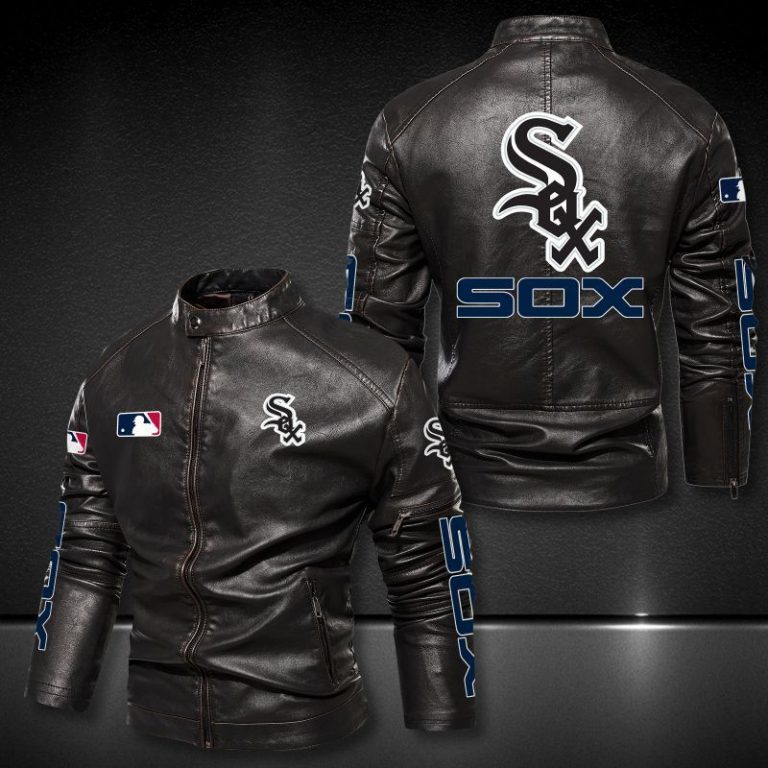 Chicago White Sox motor leather jacket