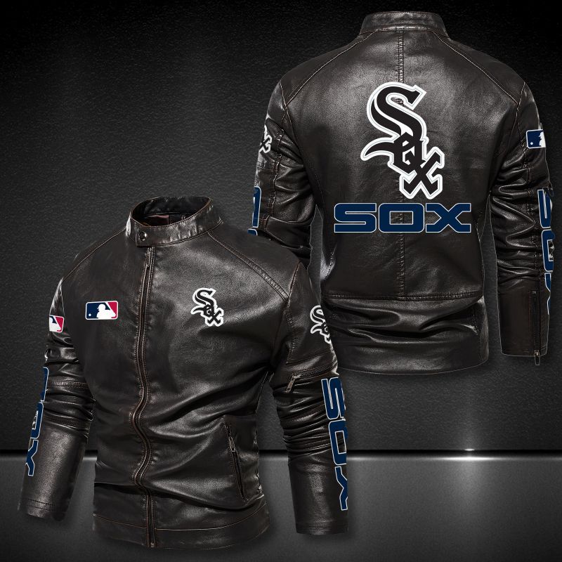 Chicago White Sox motor leather jacket