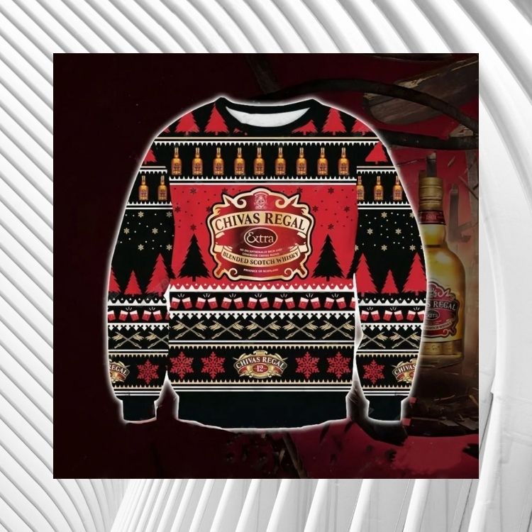 Chivas Regal Whisky Christmas knitted wool sweater 3 Chivas Regal Whisky Christmas knitted wool sweater word3