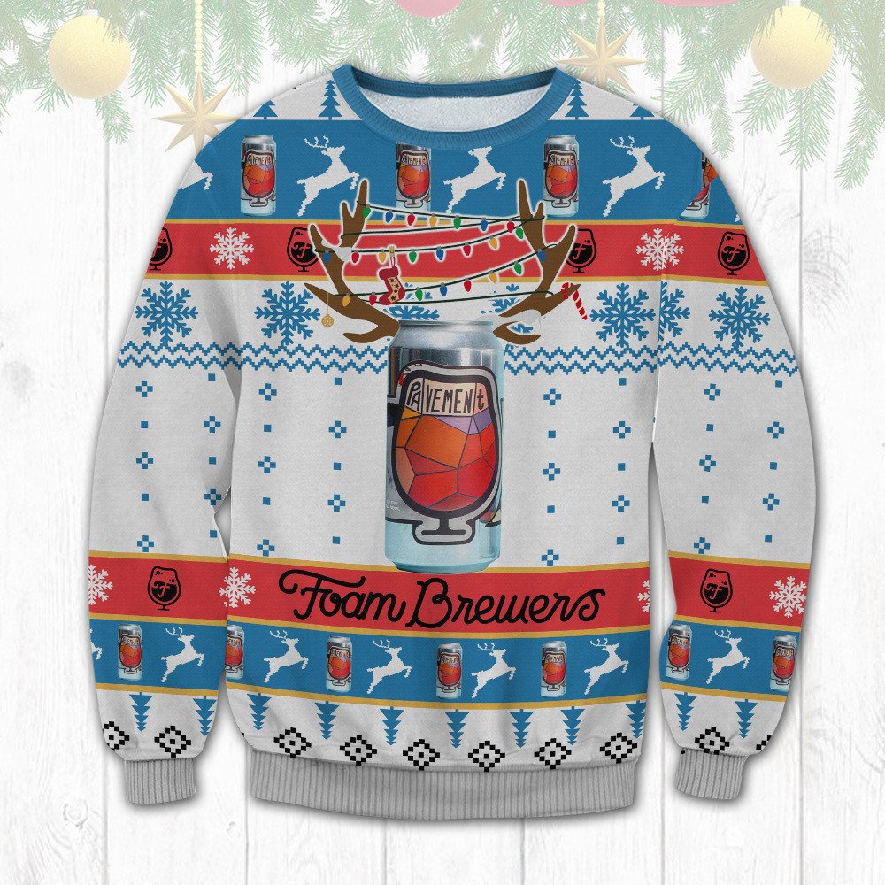 Foam Brewers Ugly Christmas Sweater 11