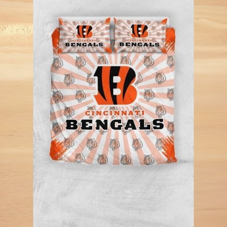 Cincinnati Bengals quilt bedding set 1