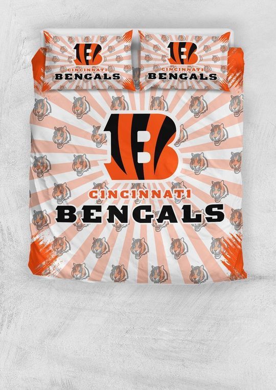 Cincinnati Bengals quilt bedding set 1