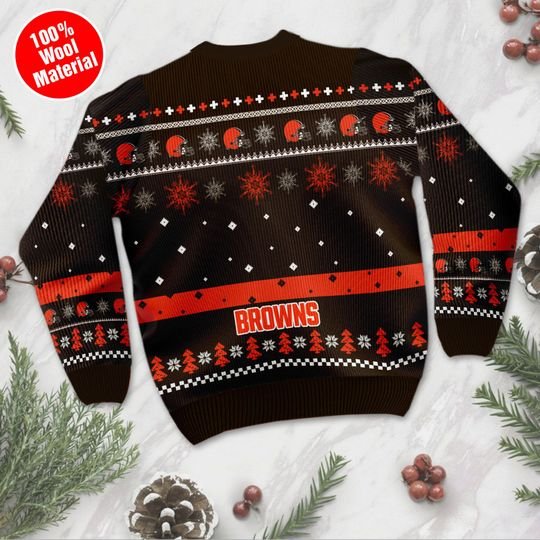 Cleveland Browns Mickey Mouse Ugly Sweater2