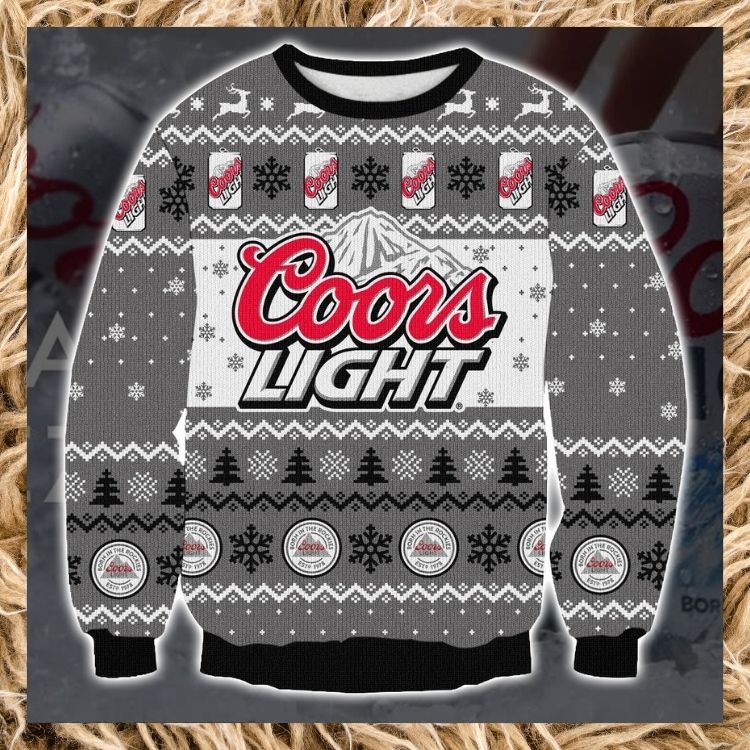 Coors Light Deer Christmas Sweater 4 Coors Light Deer Christmas Sweater 4