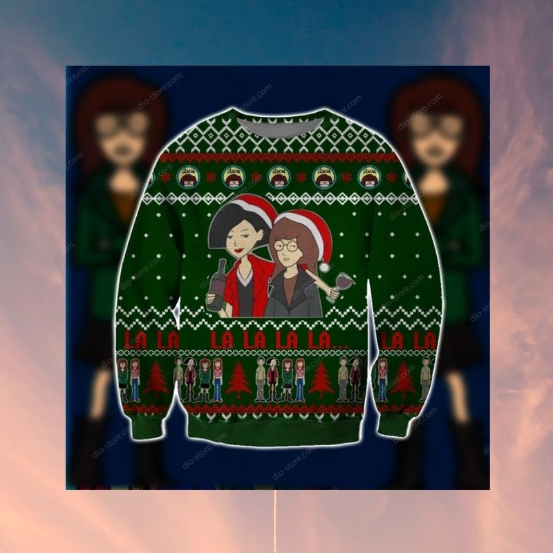 Daria La La La christmas knitted wool sweater 3 Daria La La La christmas sweater 2