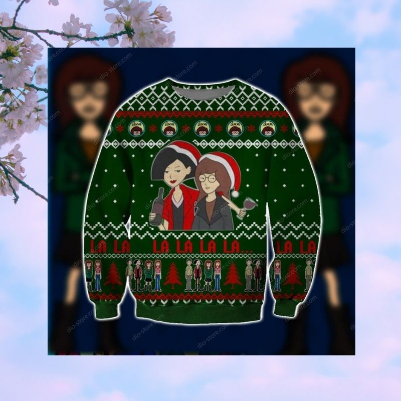 Daria La La La christmas knitted wool sweater 2 Daria La La La christmas sweater 3