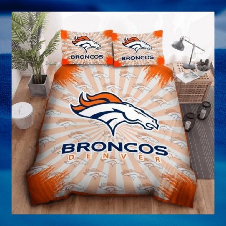 Denver Broncos quilt bedding set 1