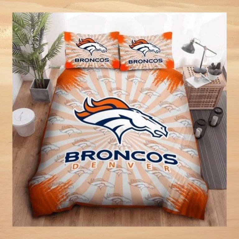 Denver Broncos quilt bedding set 2