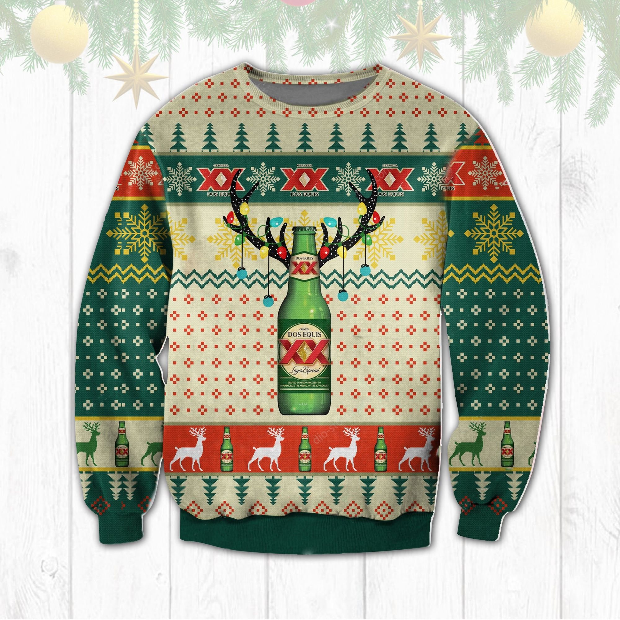 NEW Dos Equis XX beer sweatshirt sweater 1