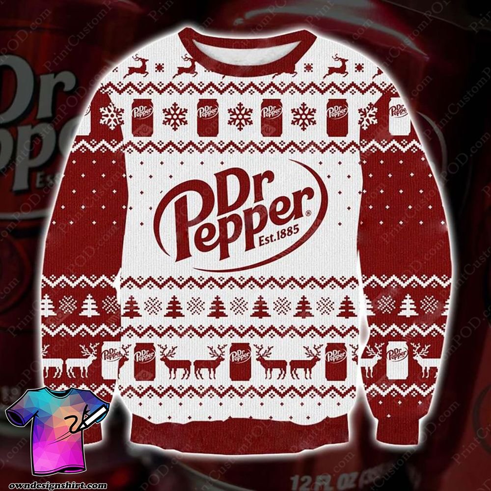 Dr Pepper Est 1885 Ugly Christmas Sweater 6 Dr Pepper Est 1885 Ugly Christmas Sweater word1