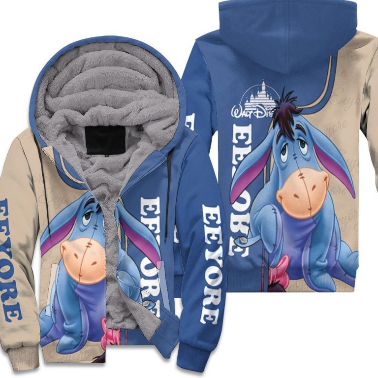 Eeyore Winnie The Pooh 3D Fleece Hoodie Eeyore Winnie The Pooh 3D Fleece Hoodie