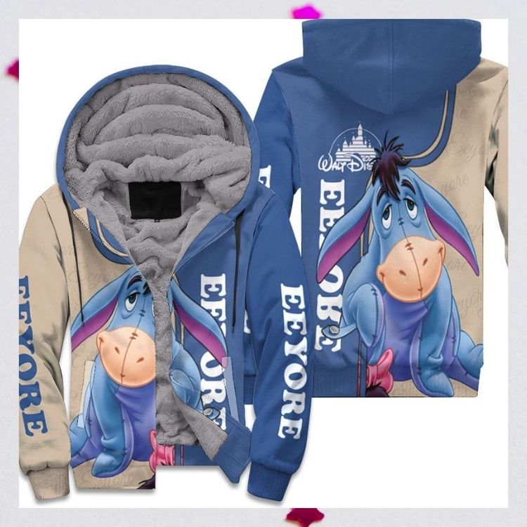 Eeyore Winnie The Pooh 3D Fleece Hoodie 2 Eeyore Winnie The Pooh 3D Fleece Hoodie2
