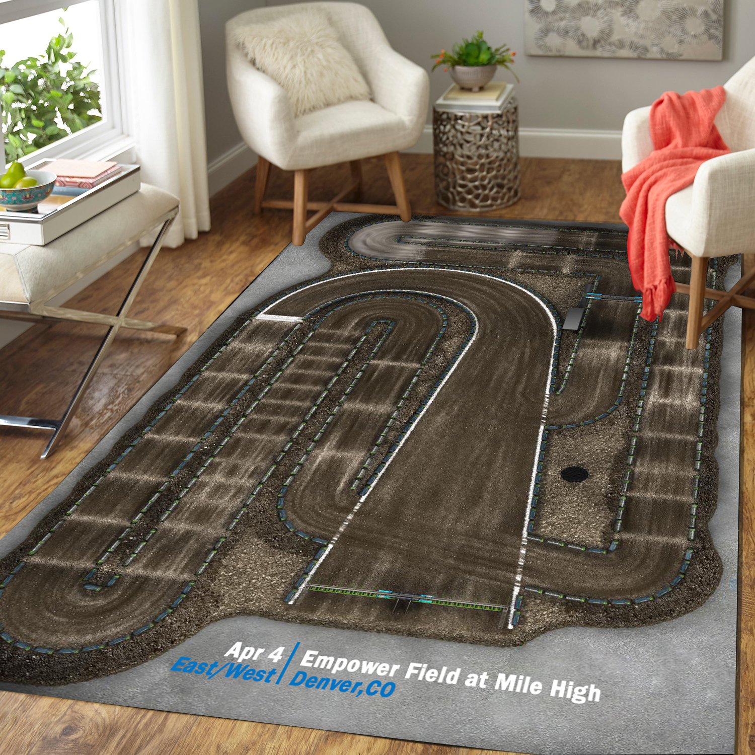 Empower Field at Mile High Stadium rug 2 Empower Field at Mile High Stadium rug 2