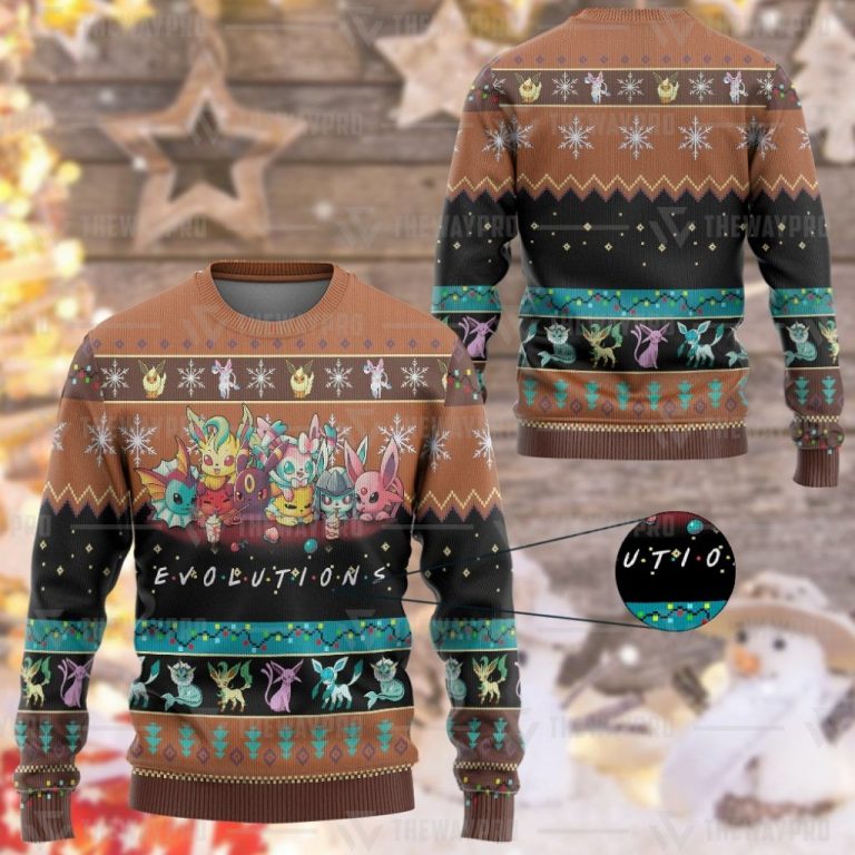 Evolutions Friends TV Pokemon sweater