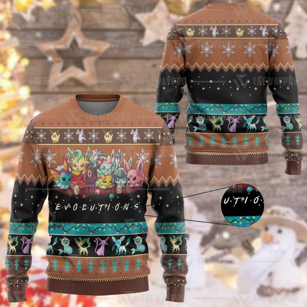 Evolutions Friends TV Pokemon sweater