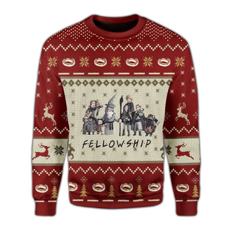 Fellowship Of The Ring Christmas Sweater 1